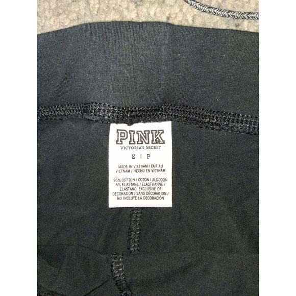 PINK Victoria’s Secret Active Black Legging Women's size Small - Picture 3 of 4
